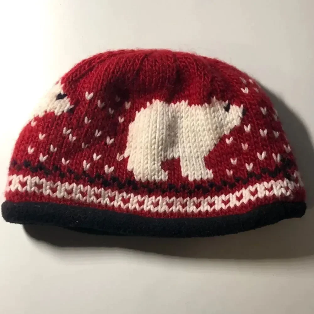 Like New!  Fleece Lined Knit Hat